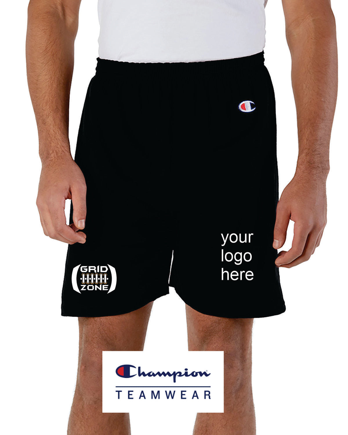 Custom Transfer Printed Flag Football Shorts