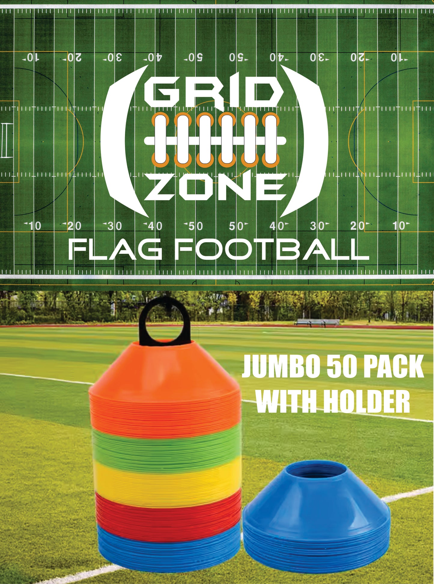 Field Agility Flag Football Cones
