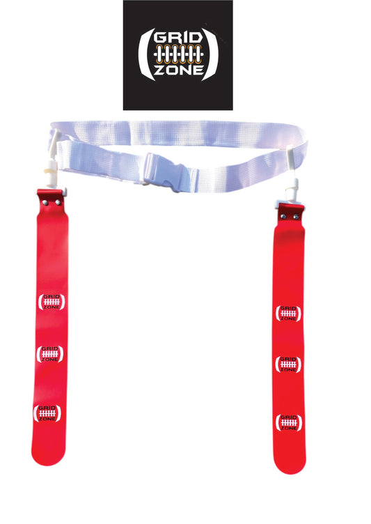 Grid Zone POP Style Flag Football Belts Red