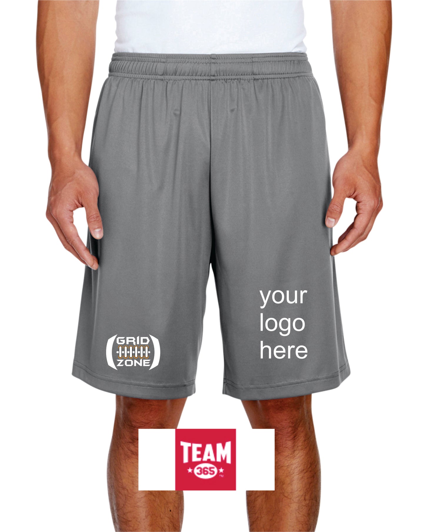 Custom Transfer Printed Flag Football Shorts