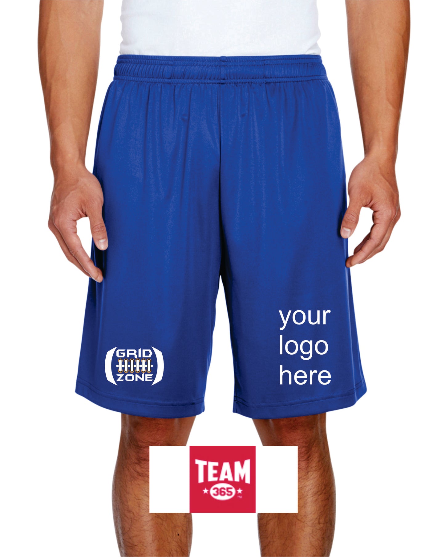 Custom Transfer Printed Flag Football Shorts